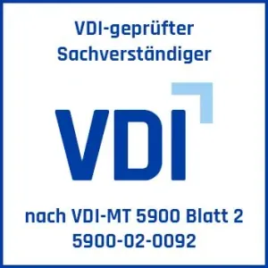 VDI-geprüfter Sachverständiger nach VDI-MT 5900